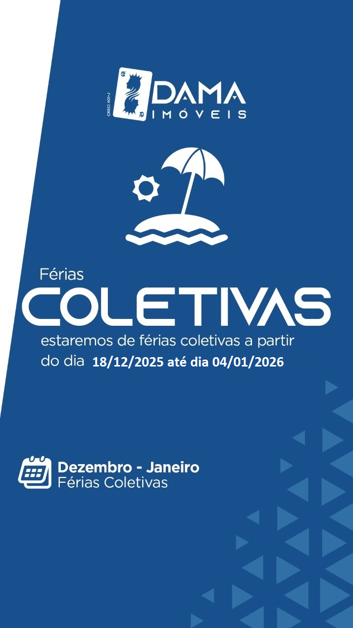 Entraremos em férias coletivas no dia 18/12/25 e voltaremos dia 04/01/26 com o horário normal!